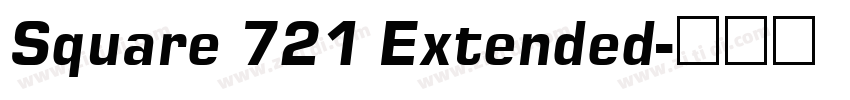 Square 721 Extended字体转换